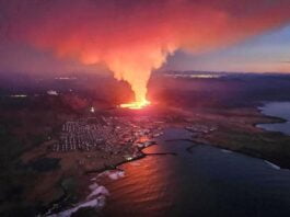 Icelandic volcano erupted