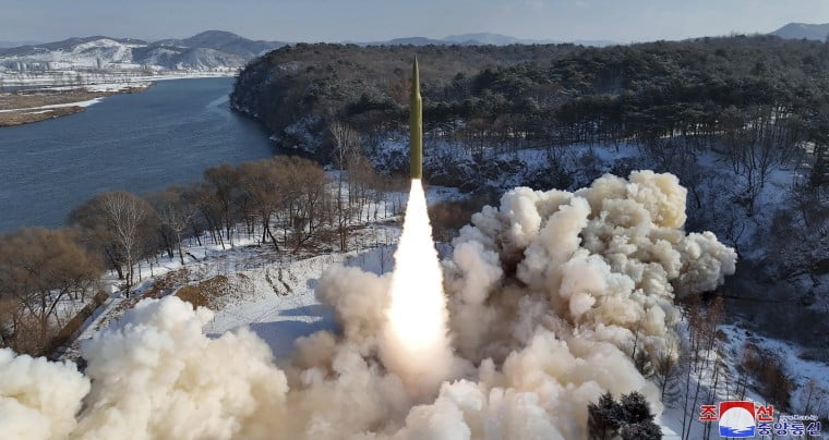 North Korea claims to have tested a solid-fuel missile with a hypersonic tip.