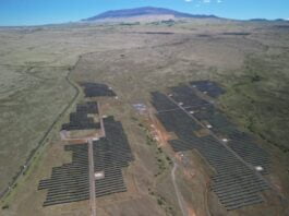 The Waikoloa Solar project on island of Hawaii on the Kona coast, which opened in April of 2023