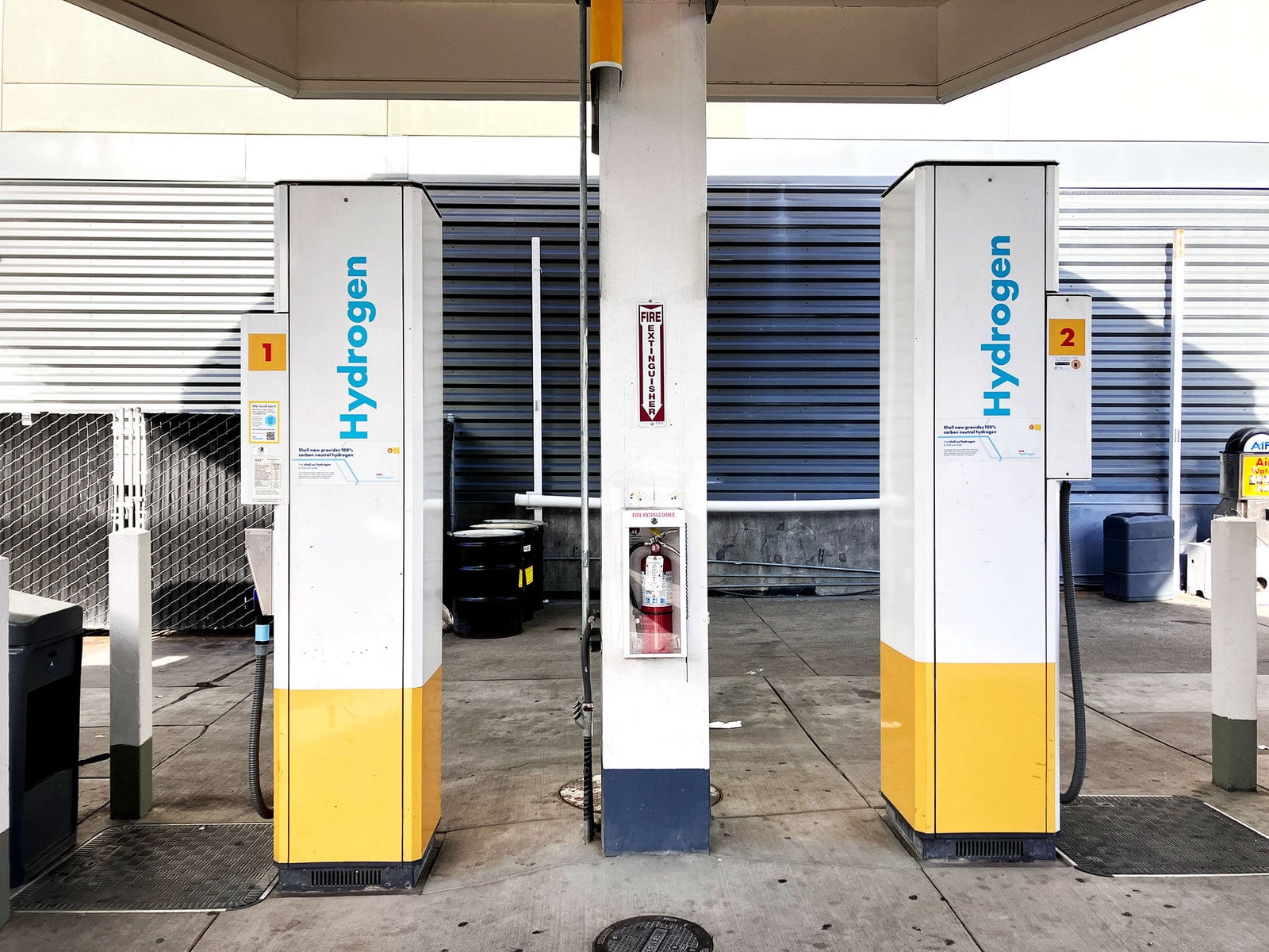 A hydrogen fueling station