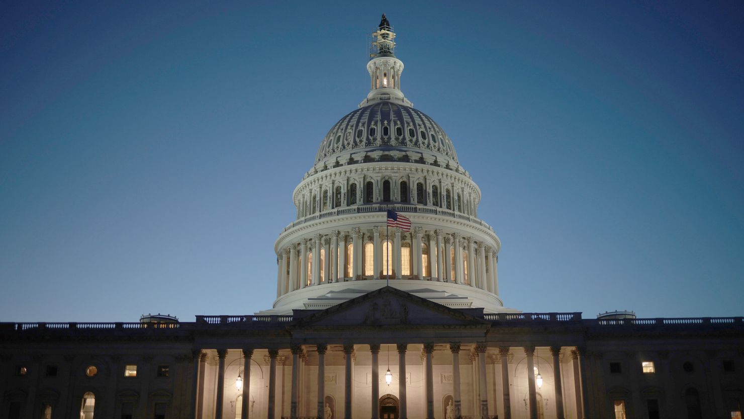 The US Capitol Dome is seen on Capitol Hill on October 24, 2023, in Washington, DC.