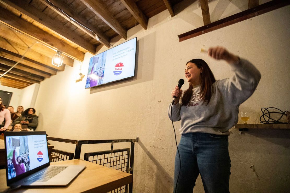 In Philadelphia, a woman shared a presentation about her single friend in hopes of introducing him to a potential partner.