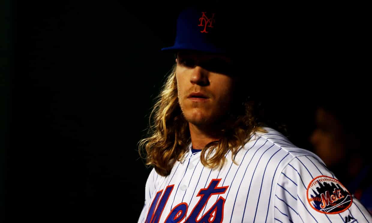Noah Syndergaard is only 31, but he’s currently looking for work.
