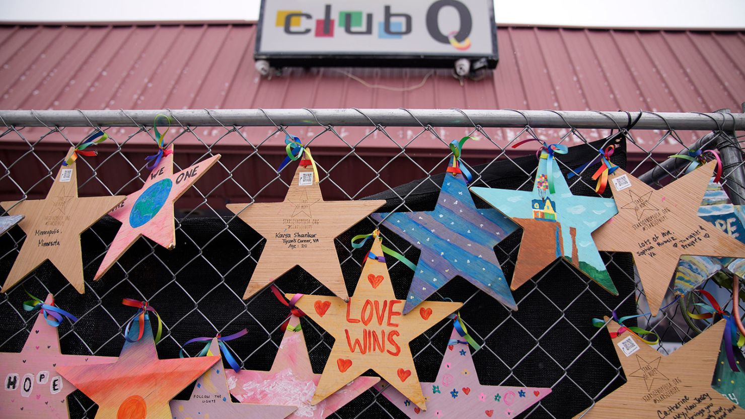 An exterior view of Club Q is seen on February 22, 2023, in Colorado Springs, Colorado.