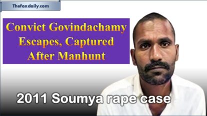 Convict Govindachamy Escapes, Captured After Manhunt