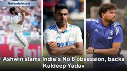 Ashwin slams India’s No. 8 obsession Ashwin slams India’s No. 8 obsession, backs Kuldeep Yadav as obvious pick in Manchester