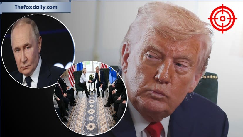 Donald Trump looked like the last king of Scotland.