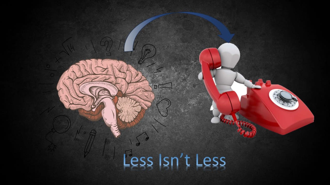 Less Isn’t Less