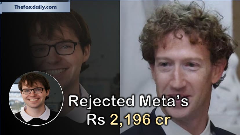 24-year-old AI researcher who rejected Meta a salary of Rs 2,196 cr