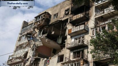 An apartment building is heavily damaged following a Russian drone strike in Odesa, Ukraine, on July 24, 2025 An apartment building is heavily damaged following a Russian drone strike in Odesa, Ukraine, on July 24, 2025