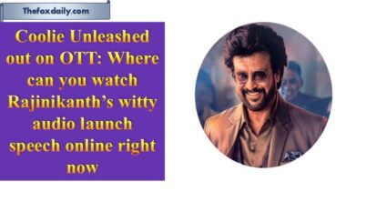 Coolie Unleashed out on OTT Coolie Unleashed out on OTT: Where can you watch Rajinikanth’s witty audio launch speech online right now