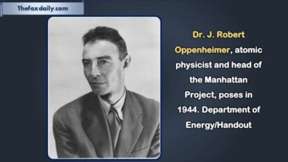 Dr. J. Robert Oppenheimer, atomic physicist and head of the Manhattan Project The atomic bomb was invented by his grandfather. A nuclear conference is now what Charles Oppenheimer desires