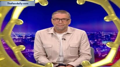 Mark Chapman Mark Chapman, is seen from inside a tunnel in an unlikely moment as Match of the Day begins. Photograph: BBC