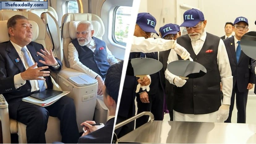 Bullet train ride, visit to semiconductor plant: PM Modi's final day in Japan