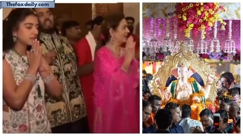 The ambani family celebrates Ganesh Chaturthi