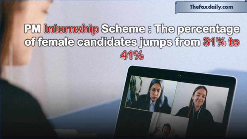 the percentage of female candidates jumps from 31% to 41%
