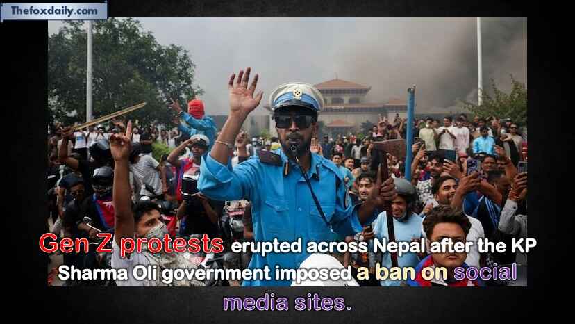 Gen Z protests erupted across Nepal after the KP Sharma Oli government imposed a ban on social media sites.