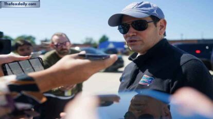US secretary of state Marco Rubio speaks before departing for Israel at Joint Base Andrews US secretary of state Marco Rubio speaks before departing for Israel at Joint Base Andrews