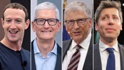 Mark Zuckerberg, Tim Cook, Bill Gates and Sam Altman Mark Zuckerberg, Tim Cook, Bill Gates and Sam Altman