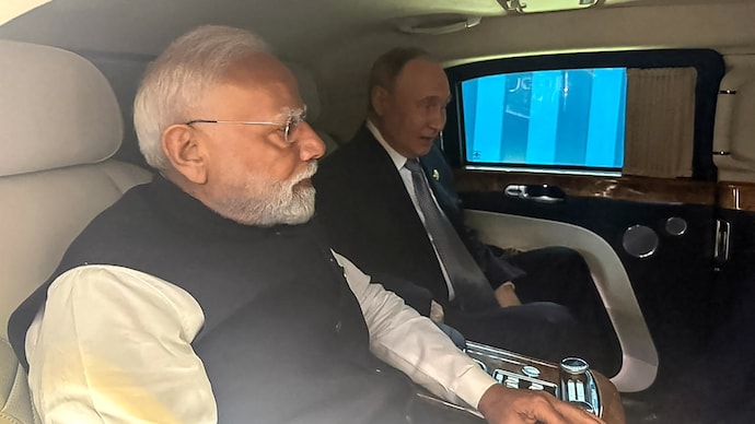 PM Modi and Russian President Vladimir Putin shared a car ride in Tianjin after of the SCO summit