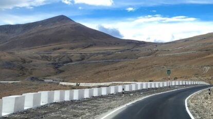 The BRO has opened a 91 km road from Hanle to Chumar in Ladakh. The BRO has opened a 91 km road from Hanle to Chumar in Ladakh.
