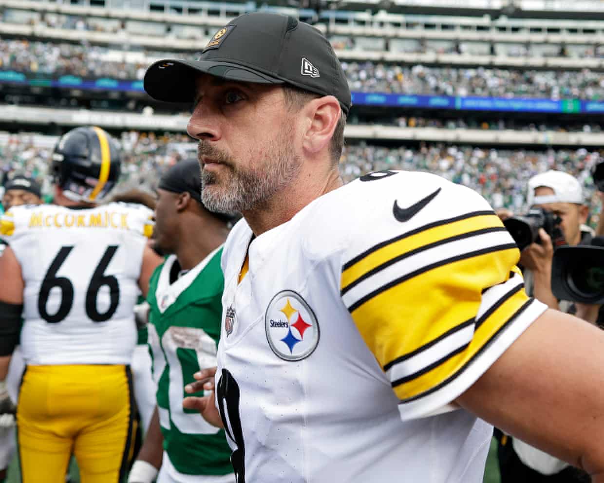 Aaron Rodgers was impressive in his Steelers debut