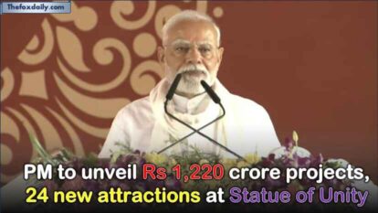 Prime Minister Narendra Modi addressing rally in Varanasi.