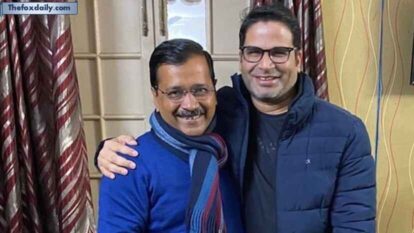 Prashant Kishor and Arvind Kejriwal