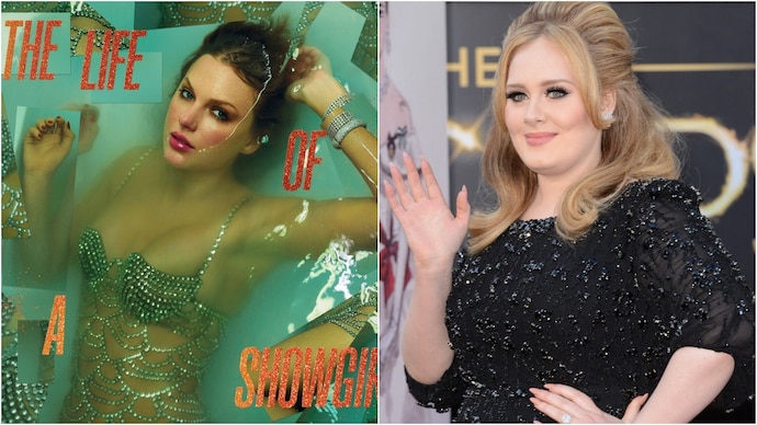 Taylor Swift's new album breaks Adele's records.