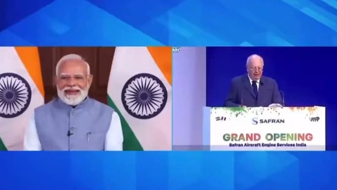I'm "Made in India" too: PM Modi laughs at a French executive's joke