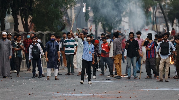 Bangladesh is on fire following the Sheikh Hasina verdict, with two people dead by tear gas, batons, and confrontations.