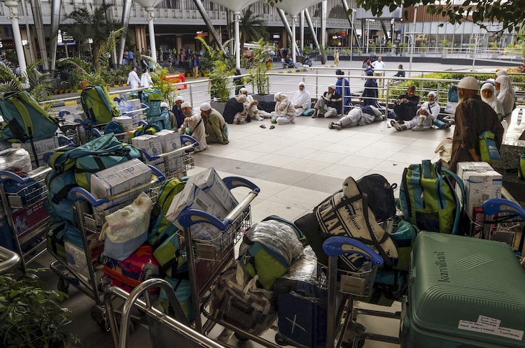 Delhi Airport issued an advisory warning of “operational challenges” and urged travellers to check their flight status before leaving for the terminal.