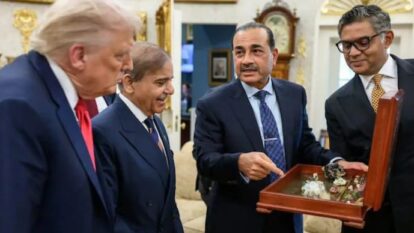Pakistan army chief Asim Munir, PM Shehbaz Sharif and Donald Trump