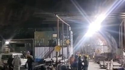 Two loco trains collided inside a tunnel at the Vishnugad-Pipalkoti hydropower project during a late-night shift change