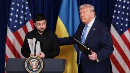 US President Donald Trump and Ukrainian President Volodymyr Zelenskyy. US President Donald Trump and Ukrainian President Volodymyr Zelenskyy.