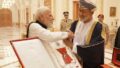 PM Modi Conferred Oman’s Highest Civilian Honour for Strengthening Bilateral Ties