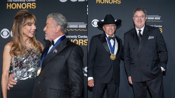 Kennedy Center Honoree Sylvester Stallone and George Strait