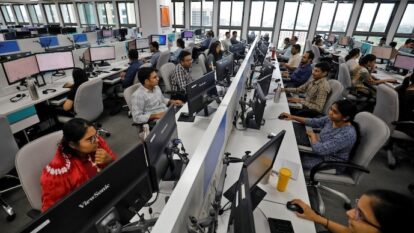 H-1B visa approvals for Indian IT firms fell.