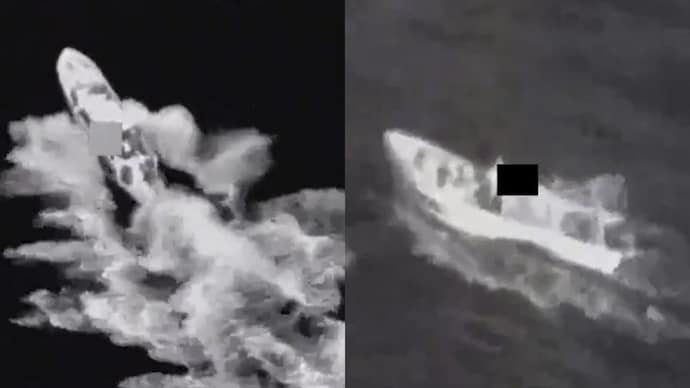 Eight people were believed to have jumped into the water