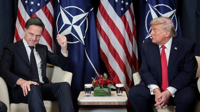 U.S. President Donald Trump holds a bilateral meeting with NATO Secretary General Mark Rutte at the World Economic Forum