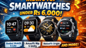 India's Top Smartwatches Under Rs 6,000 Redmi Watch 5 Lite, Amazfit Bip 5 Unity, NoiseFit Origin, and More India's Top Smartwatches Under Rs 6,000 Redmi Watch 5 Lite, Amazfit Bip 5 Unity, NoiseFit Origin, and More