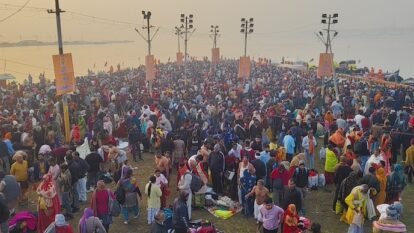 An estimated 10.3 million devotees took the sacred dip at the Sangam.