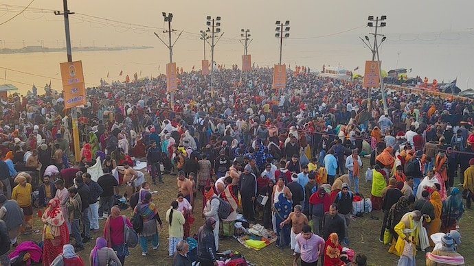 An estimated 10.3 million devotees took the sacred dip at the Sangam.