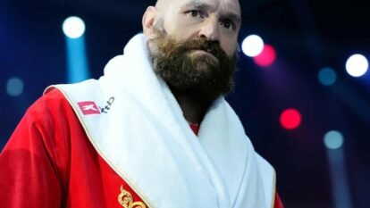 Tyson Fury before his last fight in Riyadh in December 2024 Tyson Fury before his last fight in Riyadh in December 2024