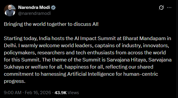 AI Impact Summit Day 1: PM address, future skills and agriculture in focus