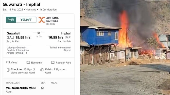 In a pointed gesture, Khera claimed the Congress had “even booked” a flight for the Prime Minister from Guwahati to Imphal.