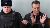 File photo shows Kremlin critic Alexei Navalny during an appeal hearing at a court in Moscow in 2017.