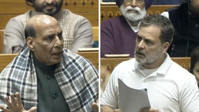 The Lok Sabha witnessed heated scenes on Monday shortly after Rahul Gandhi started his address during the ongoing Parliament Budget Session.