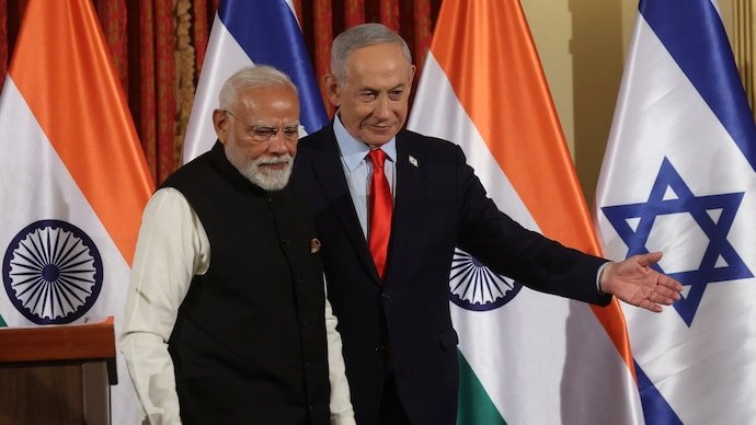 pm modi netanyahu gaza plan india israel