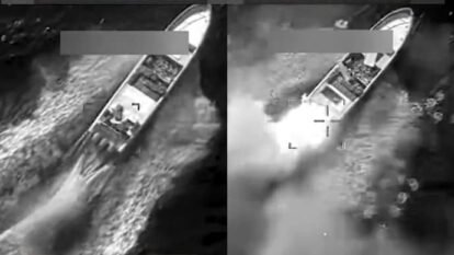 The operation took place on Monday under the direction of United States Southern Command